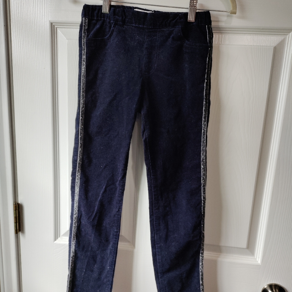 H&M girl's navy blue corduroy pants size 9-10years